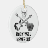 Leben lang Rock'n'Roll Keramikornament (Rechts)