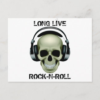 LEBEN LANG ROCK'N'ROLL POSTKARTE