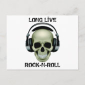 LEBEN LANG ROCK'N'ROLL POSTKARTE (Vorderseite)
