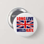 Leben lang Willen u. Kate Button (Vorne & Hinten)