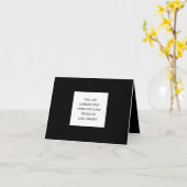 Leben länger durch Freude Karte (Gelbe Blume)