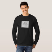 Leben länger durch Freude T-Shirt (Vorne ganz)