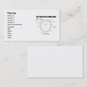 Leben-Läufe auf seinem eigenen Zyklus (Krebs Visitenkarte (Vorne/Hinten)