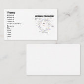 Leben-Läufe auf seinem eigenen Zyklus (Krebs Visitenkarte (Vorne/Hinten)