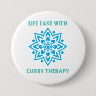 Leben leicht mit Curry-Therapie Curry-Liebhaber Button