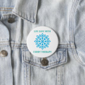 Leben leicht mit Curry-Therapie Curry-Liebhaber Button (Beispiel)