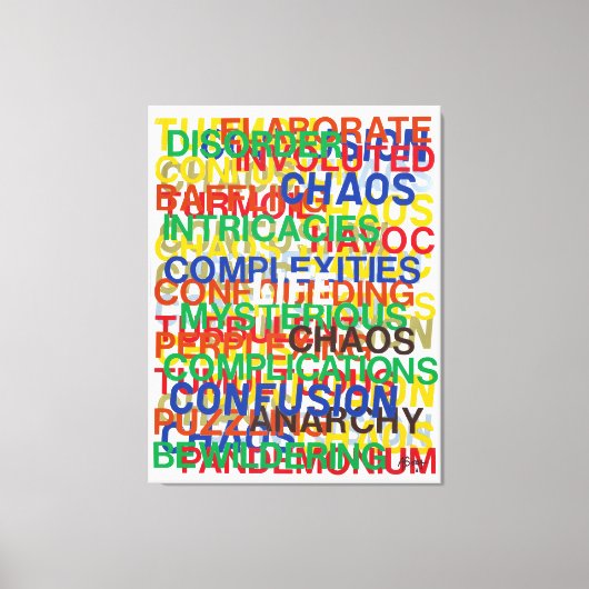 Leben Leinwanddruck (Vorderseite)