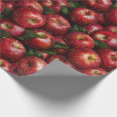 Leben, Liebe, Äpfel essen Geschenkpapier (Ecke)