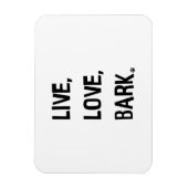 Leben, Liebe, Barsch Magnet (Vertikal)