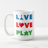 Leben, Liebe, bunte Tasse spielen (Links)