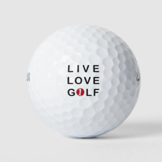 Leben, Liebe, Golf - Design Golfball