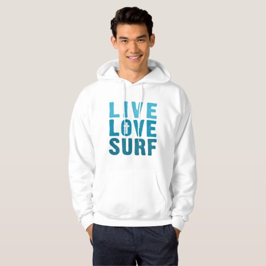 Leben, Liebe Gott, Surf Sweatshirt (Vorne ganz)