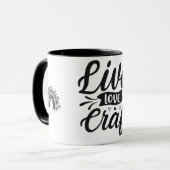 Leben, Liebe, Handwerk - Tasse (Vorderseite Links)