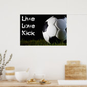Leben, Liebe, Kick Poster (Küche)
