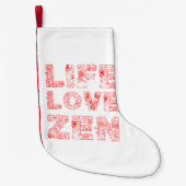 Leben, Liebe Kleiner Weihnachtsstrumpf (Vorderseite)