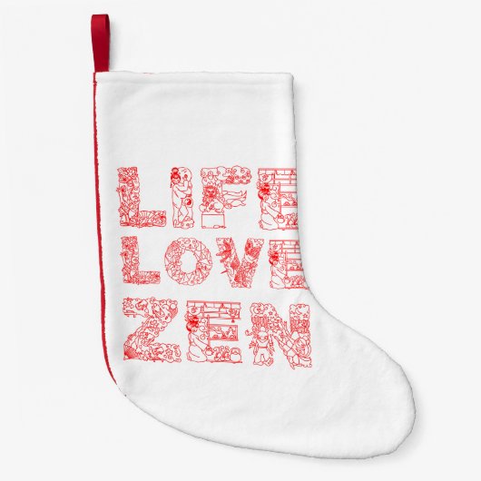 Leben, Liebe Kleiner Weihnachtsstrumpf (Vorderseite)