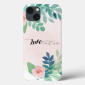Leben, Liebe, Lachen Boho Wasserfarbe Case-Mate iPhone Hülle (Rückseite)
