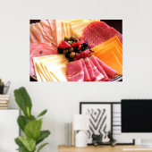 Leben, Liebe, lachen essen Poster (Heimbüro)