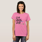 Leben, Liebe, lachen T-Shirt (Vorne ganz)