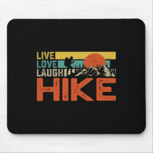 Leben Liebe Lachen Wandern - Camping Wandern im Fr Mousepad