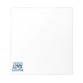 Leben, Liebe, Llamas Notizblock (Vorderseite)