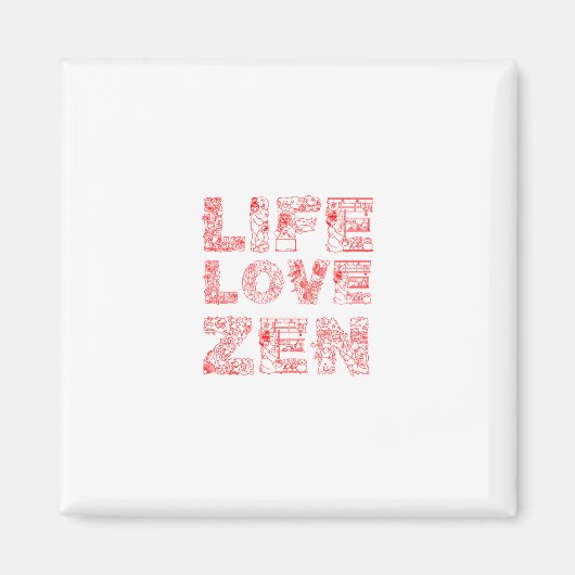 Leben, Liebe Magnet (Vorne)