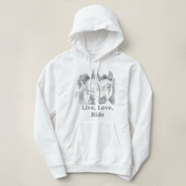 Leben, Liebe, Reiten Hoodie
