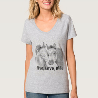 Leben, Liebe, Reiten T - Shirt