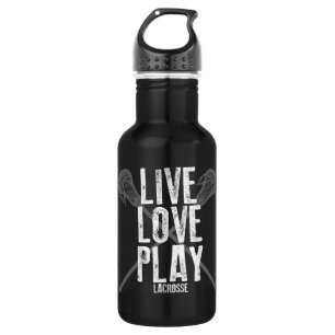 , Leben Liebe, SpielLacrosse Trinkflasche