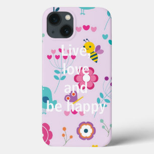 Leben, Liebe und glücklich sein Case-Mate iPhone Hülle