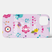 Leben, Liebe und glücklich sein Case-Mate iPhone Hülle (Rückseite (Horizontal))