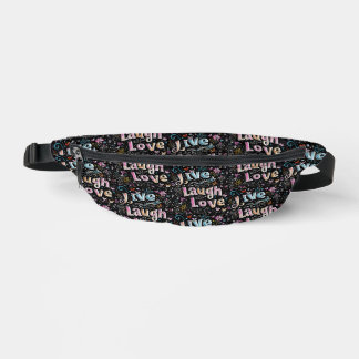 Leben, Liebe und Lachen Bauchtasche