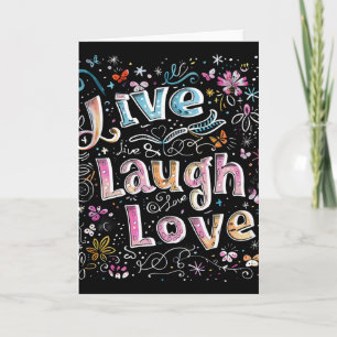 Leben, Liebe und Lachen Karte