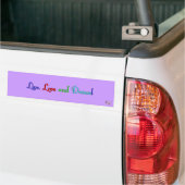 , Leben Liebe und Tanz Autoaufkleber (Auf Lkw)