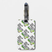 Leben, Limon, Salz, TEQUILA! Cocktail-Spaß Gepäckanhänger (Rückseite vertikal)