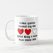 Leben-links lustiger Tassen-Spaß Kaffeetasse (Links)