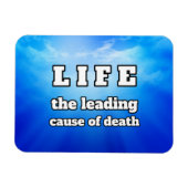 Leben lustig magnet (Horizontal)