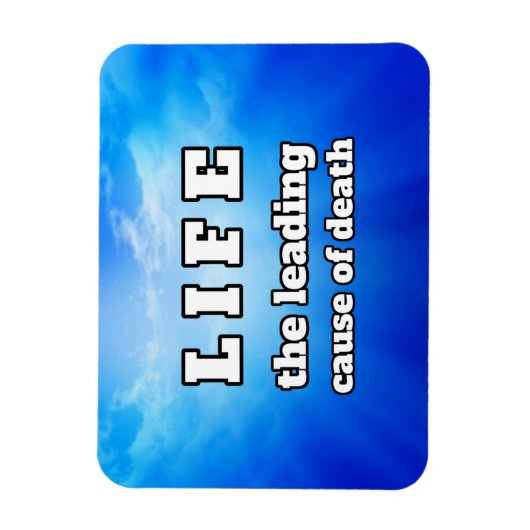 Leben lustig magnet (Vertikal)
