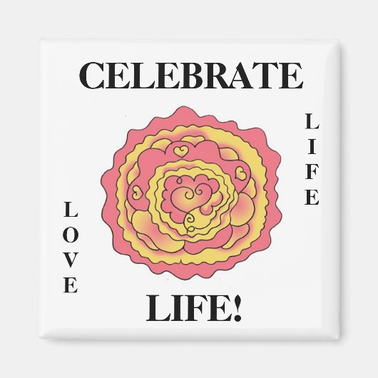 LEBEN! Magnet von April McCallum (Vorne)