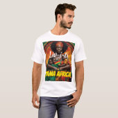 LEBEN. MAMA AFRICA Männergrundsatz - T - Shirt (Vorne ganz)