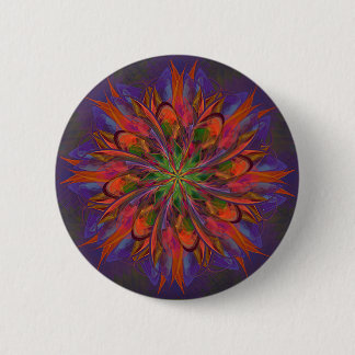 Leben-Mandala Button