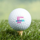 Leben mein bestes Leben, neue Geschenke Golf Golfball (Insitu T-Shirt)