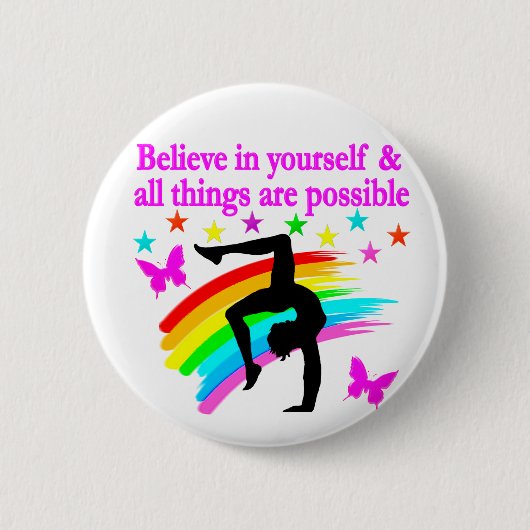 LEBEN MEINES GYMNASTIKTRAUMS BUTTON (Vorderseite)