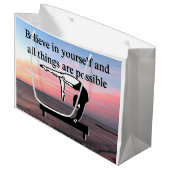 LEBEN MEINES GYMNASTIKTRAUMS GROßE GESCHENKTÜTE (Vorderseite Schrägansicht)