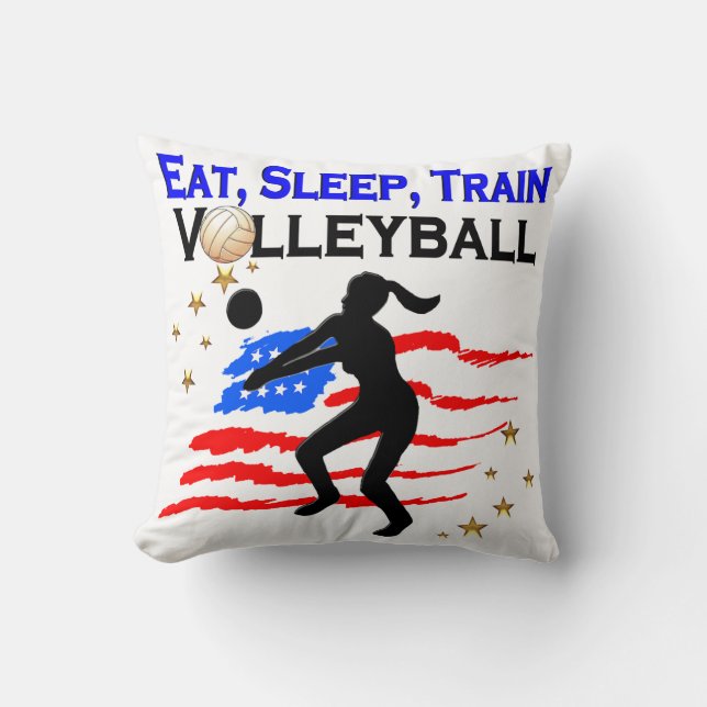 LEBEN MEINES VOLLEYBALL-TRAUMDESIGNS KISSEN (Vorderseite)