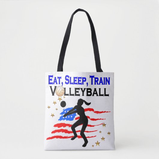 LEBEN MEINES VOLLEYBALL-TRAUMDESIGNS TASCHE (Vorderseite)