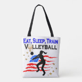 LEBEN MEINES VOLLEYBALL-TRAUMDESIGNS TASCHE (Rückseite)