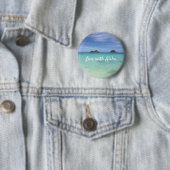 Leben mit Aloha Hawaii Button (Beispiel)