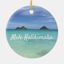 Leben mit Aloha Hawaii Keramik Keramik Ornament