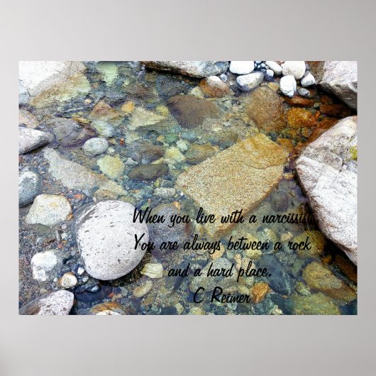 Leben mit einem narzisstischen Poster (Vorne)